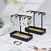 Plastic Earring Display Stands EDIS-WH0016-063A-3