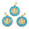 Rack Plating Brass Pendants KK-U032-20G-03-1