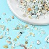 Natural Flower Amazonite Chip Beads G-O103-11-5