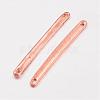 Tibetan Style Alloy Bar Links connectors TIBE-A14039-RG-FF-2