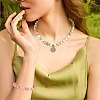 220Pcs 11 Colors Dyed Handmade Lampwork Beads LAMP-TA0001-41B-8