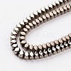 Non-magnetic Synthetic Hematite Beads Strands G-A140-06-1