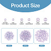105Pcs 3 Styles Electroplate Opaque Solid Color Glass Beads Strands GLAA-TA0004-40A-4
