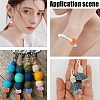 30Pcs 10 Colors Imitation Rabbit Hair European Beads FIND-YW0010-16-6