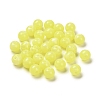 Imitation Jade Acrylic Beads MACR-G066-01D-1