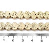 Electroplated Natural Lava Rock Beads Strands G-H303-A09-LG-4