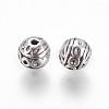 Tibetan Style Zinc Alloy Beads X-PALLOY-L230-01AS-RS-2