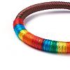 Handmade Braided Rope Polyester Thread Bracelets BJEW-F360-I04-3