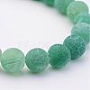 Natural Weathered Agate(Dyed) Stretch Beads Bracelets BJEW-JB02513-3