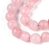 Dyed Natural White Jade Beads Strands LS-G-T139-8mm-60-12-3