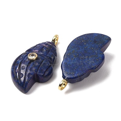 Natural Lapis Lazuli Carved Pendants G-H357-05G-08-1