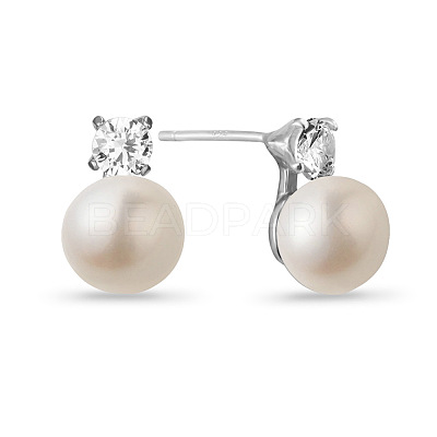 Classic 925 Sterling Silver Ear Studs JE31A-1