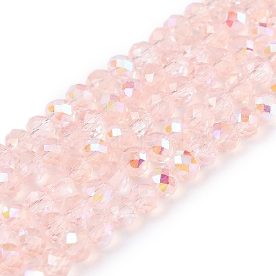 Electroplate Glass Beads Strands EGLA-A044-T3mm-L22-1
