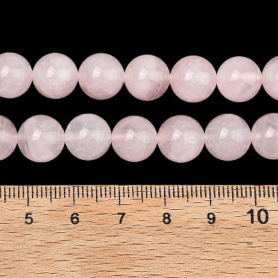 Natural Madagascar Rose Quartz Beads Strands G-Z146-A01-10mm-02-1