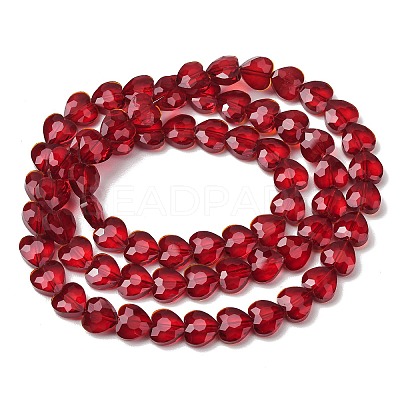 Transparent Glass Beads Strands GL-CBA7A17-03A-02-1