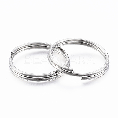 Tarnish Resistant 304 Stainless Steel Keychain Clasp Findings J0RBB011-1