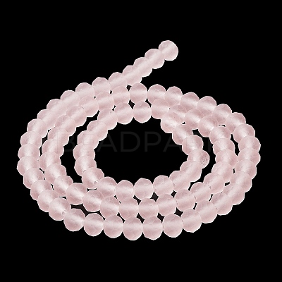 Transparent Glass Beads Strands EGLA-A034-T6mm-MD22-1