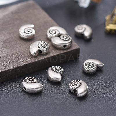 Tibetan Style Alloy Beads TIBEB-A004-004TAS-NR-1