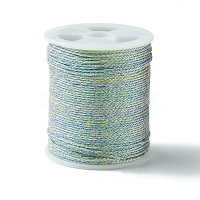 17M Rainbow Color Polyester Sewing Metallic Thread OCOR-E026-08C-1