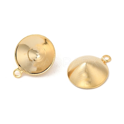 Ion Plating(IP) 304 Stainless Steel Pendant Pointed Back Rhinestone Settings STAS-U025-05B-G-1