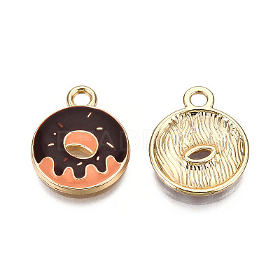 Eco-Friendly Zinc Alloy Pendants LS-X-ENAM-R051-15-01G-NR-1
