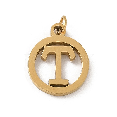 304 Stainless Steel Charms
with Jump Ring STAS-R001-02G-T-1