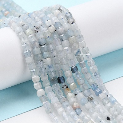 Natural Aquamarine Beads Strands G-G003-B02-01-1