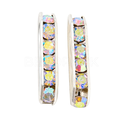 Brass Rhinestone Multi-Strand Links LS-RB-F035-08S-1