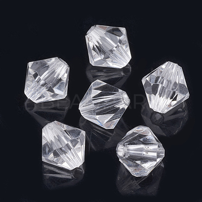 Transparent Acrylic Beads X-TACR-S146-5mm-01-1
