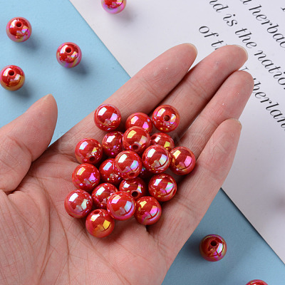 Opaque Acrylic Beads MACR-S370-D12mm-A14-1