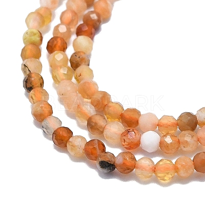 Natural Fire Opal Beads Strands G-G106-C03-01-1