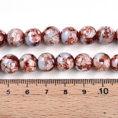 Baking Paint Glass Beads X1-DGLA-N003-10mm-A03-1