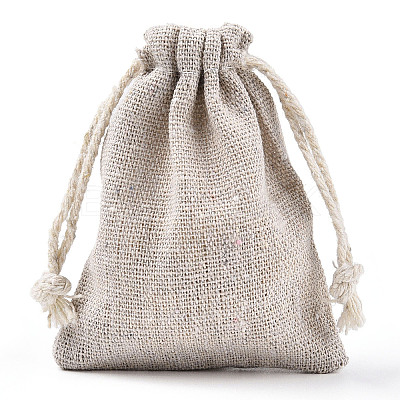 Cotton Packing Pouches Drawstring Bags ABAG-R011-7x9-1