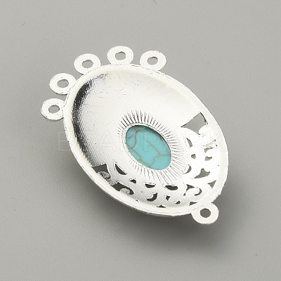 Synthetic Turquoise Chandelier Component Links FIND-TAC0011-49B-AS-1