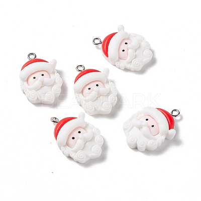 Christmas Theme Opaque Resin Pendants FIND-E025-14-1