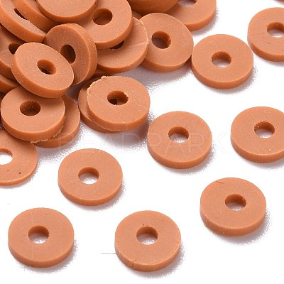 Handmade Polymer Clay Beads X-CLAY-Q251-6.0mm-44-1