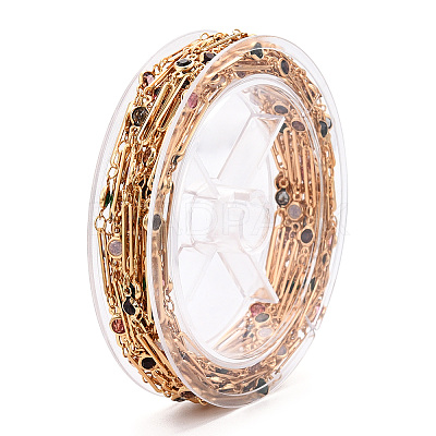 Real 16K Gold Plated Brass Oval Link Chains CHC-TADZ0001-01G-1