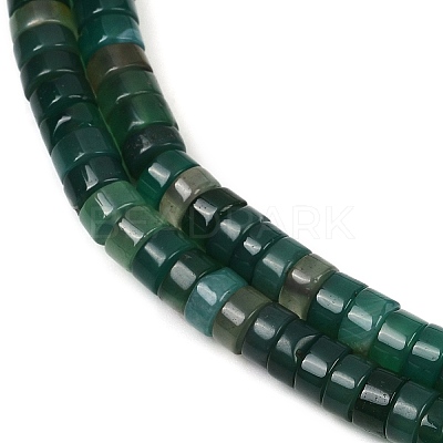 Dyed Natural Agate Beads Strands G-U030-B01-02-1
