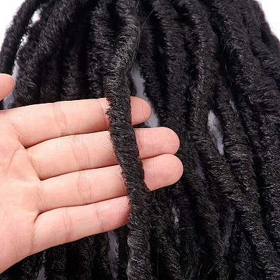 Curly Faux Locs Crochet Hair LS-OHAR-G005-12B-1