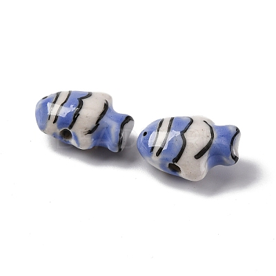 Handmade Porcelain Beads PORC-R002-01C-1