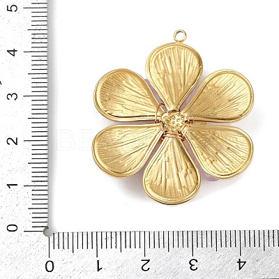 304 Stainless Steel and Acrylic and Plastic Pendants STAS-R170-04G-05-1