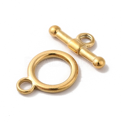 Ion Plating(IP) 304 Stainless Steel Toggle Clasps STAS-H212-19G-1