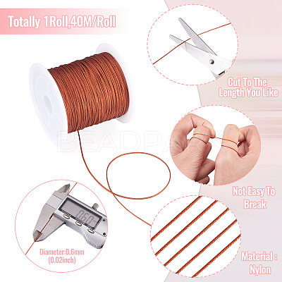 Nylon Chinese Knot Cord NWIR-C003-01B-04-1