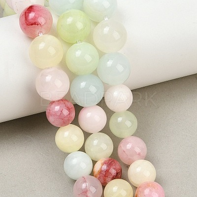 Natural Green Jade Graduated Beads Strands GG-CBA2AE1-A06-C-1