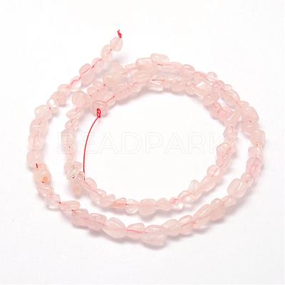 Natural Rose Quartz Beads Strands G-F465-47-1