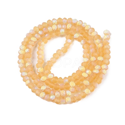 Transparent Glass Beads Strands EGLA-A044-T2mm-MB03-1