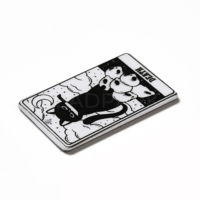 Tarot Theme Printed Acrylic Pendants MACR-G061-04E-1
