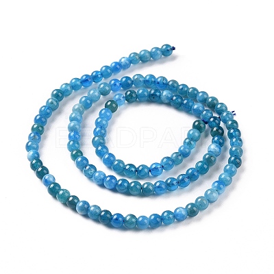 Natural Apatite Beads Strands X-G-D856-01-4mm-A-1
