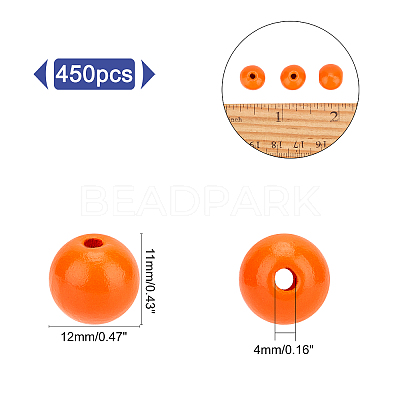 Natural Wood Beads WOOD-PH0001-31B-1