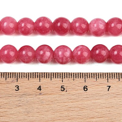 Dyed Natural White Jade Beads Strands GG-CBAD029-A10-8mm-1